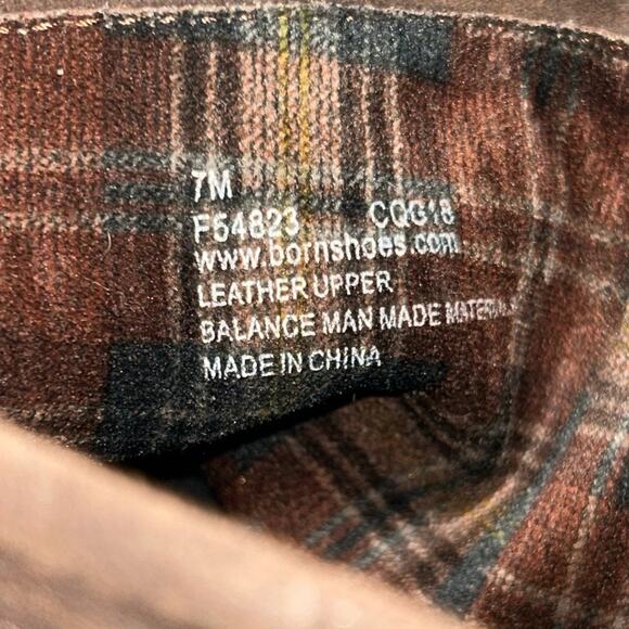 BORN Laguna Tall Leather Knee High Riding Boots w/ Drawstring Dark Brown Size 7 - Picture 8 of 9